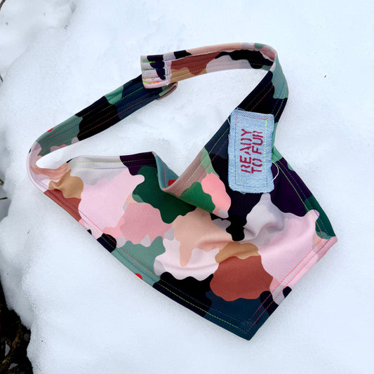EXPLORER — Camo Dog Bandana Size M/L