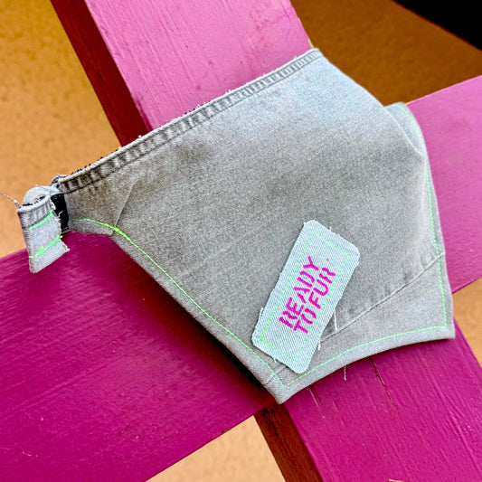 SLATE — Dog Bandana Size XL