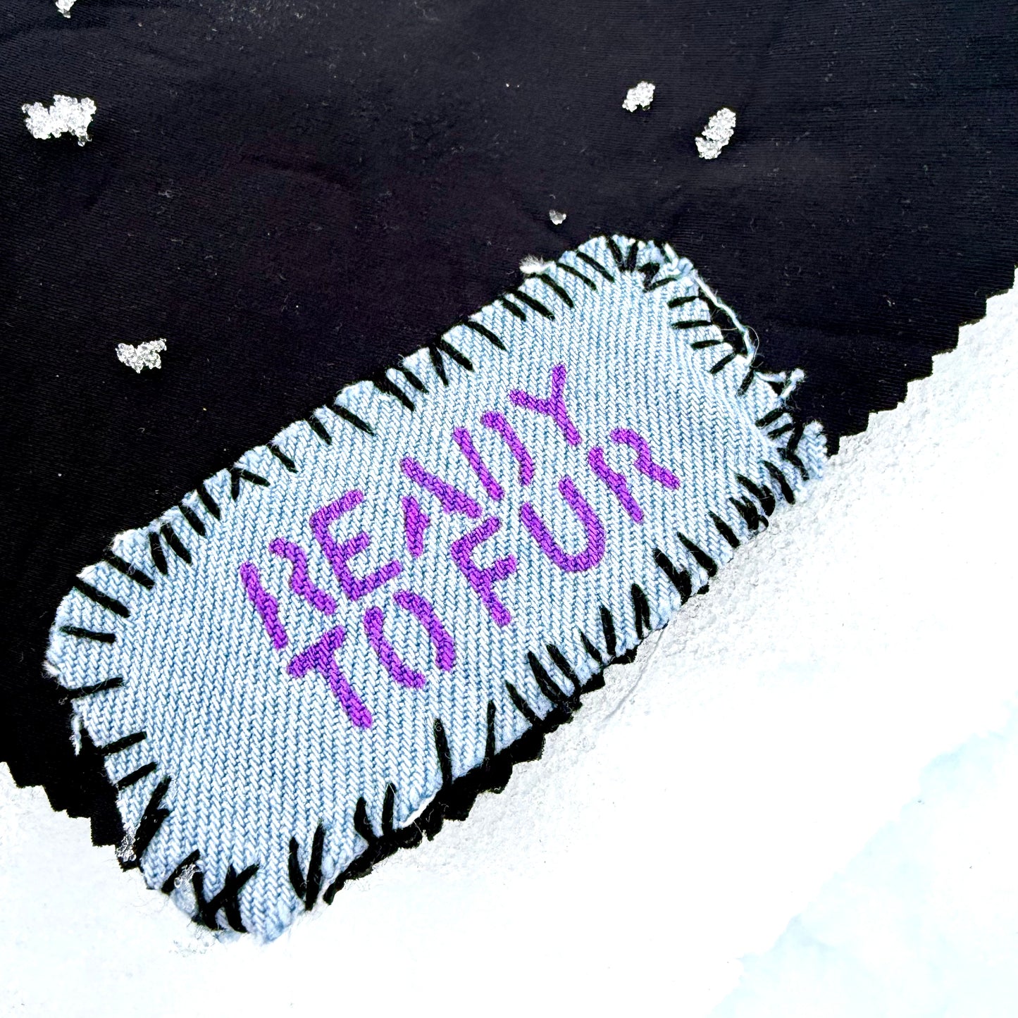 NEGRITA — Neoprene Dog Scarf — ONE SIZE
