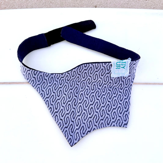 MIDNIGHT TIDE — Neoprene Dog Scarf Reversible — ONE SIZE