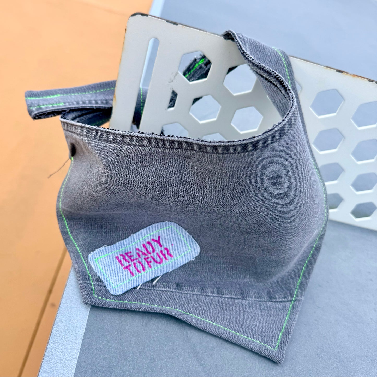 SLATE — Dog Bandana Size XL