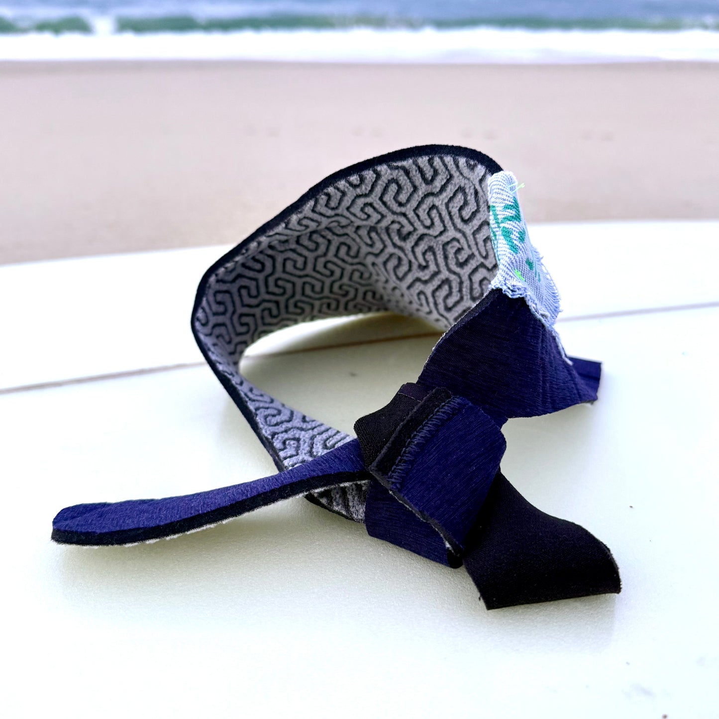 MIDNIGHT TIDE — Neoprene Dog Scarf Reversible — ONE SIZE