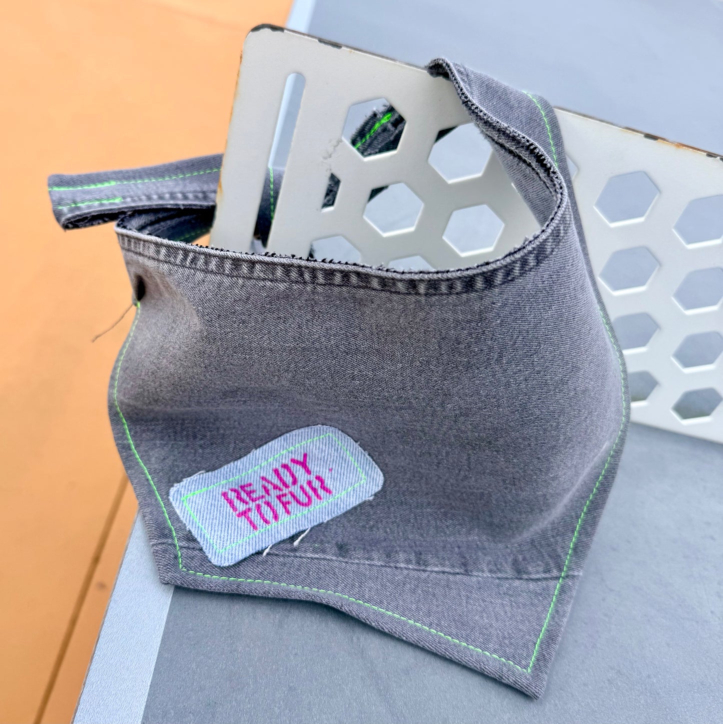 SLATE — Dog Bandana Size XL