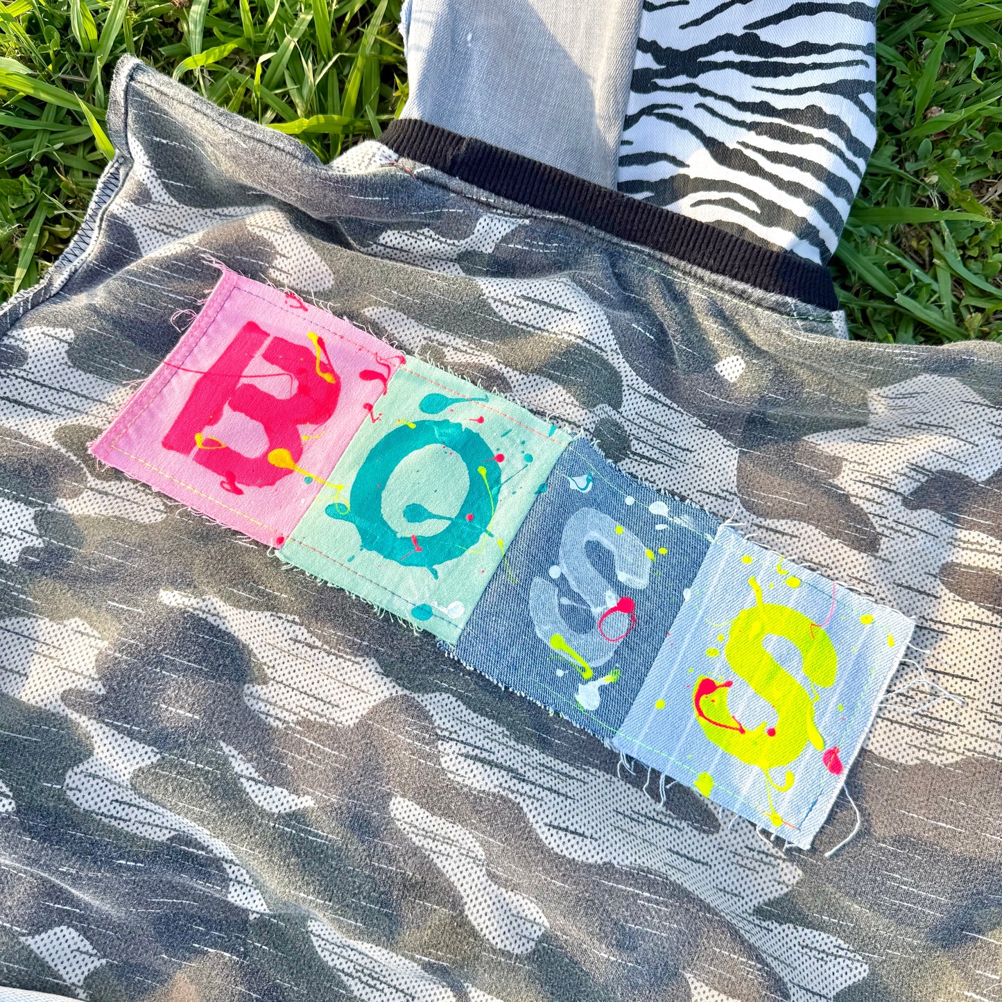 Dog Hoodie BOSS VIBES ONLY — Size M/L