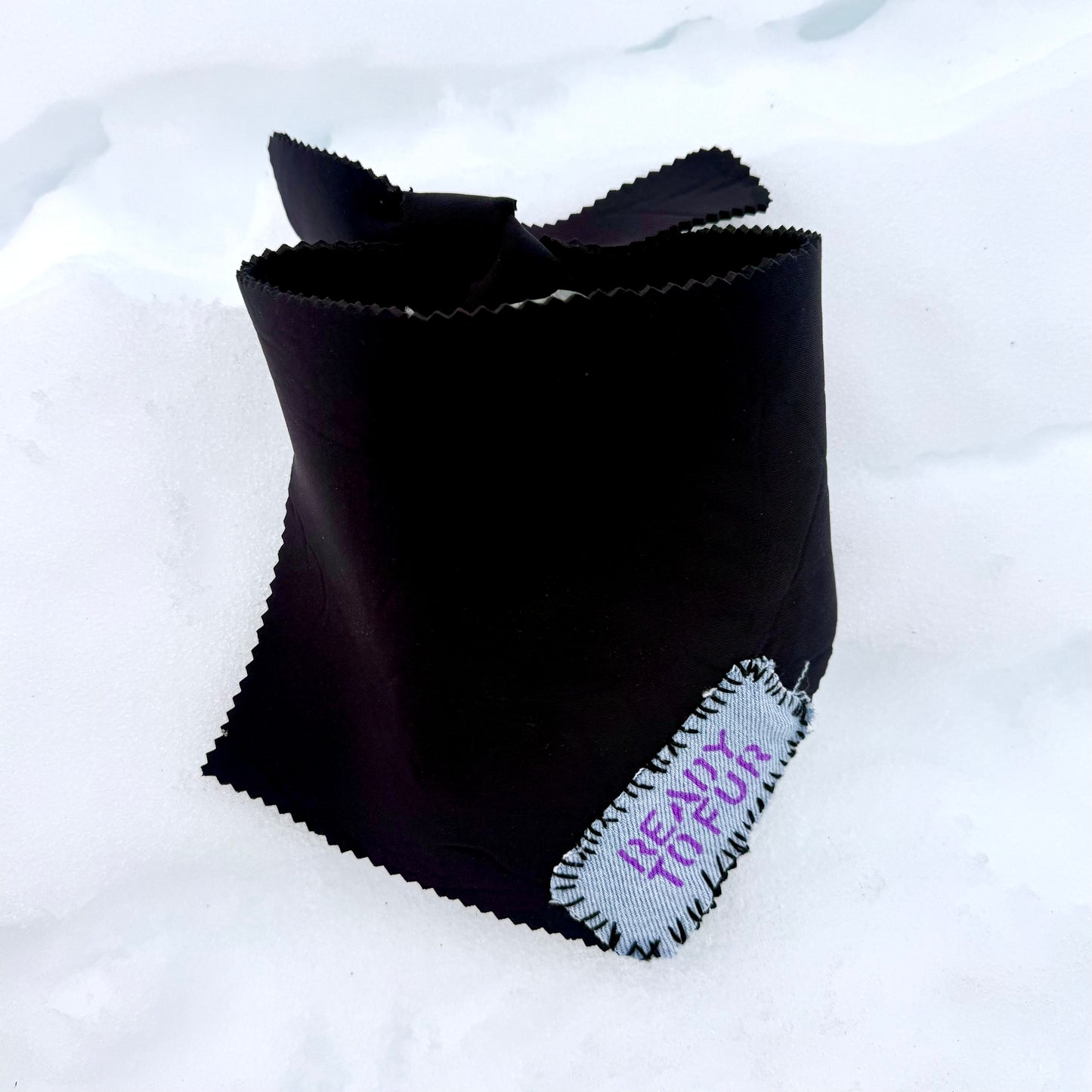 NEGRITA — Neoprene Dog Scarf — ONE SIZE